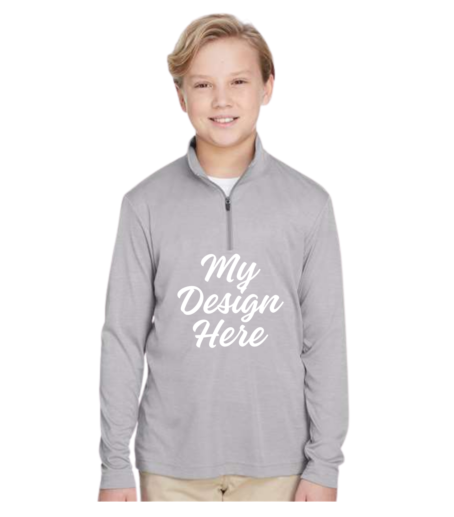 Quarter Zip Youth Pullover