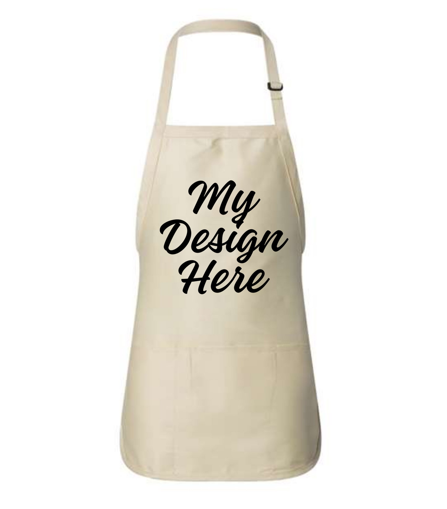Full-Length Apron with Pocket
