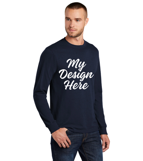 Cotton Blend 50/50 Long Sleeve Tee