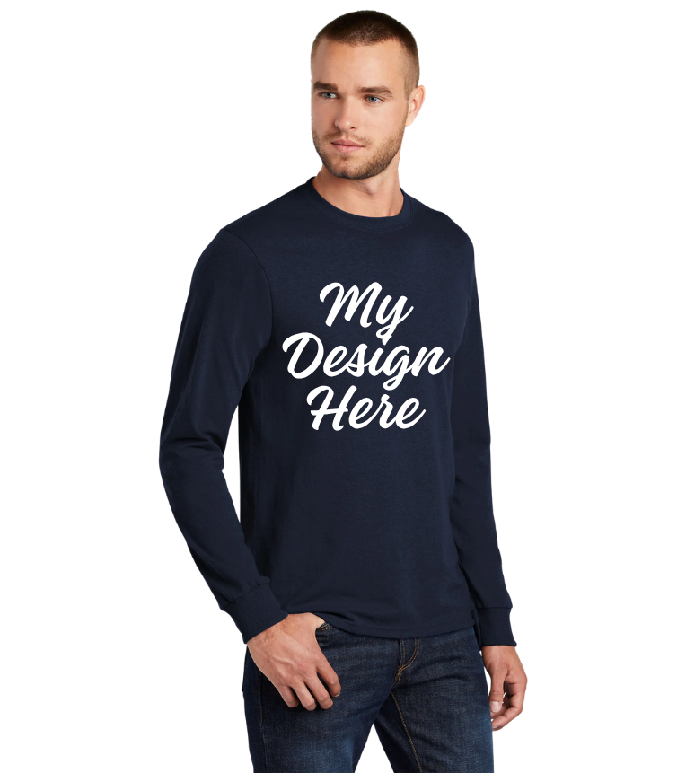 Cotton Blend 50/50 Long Sleeve Tee