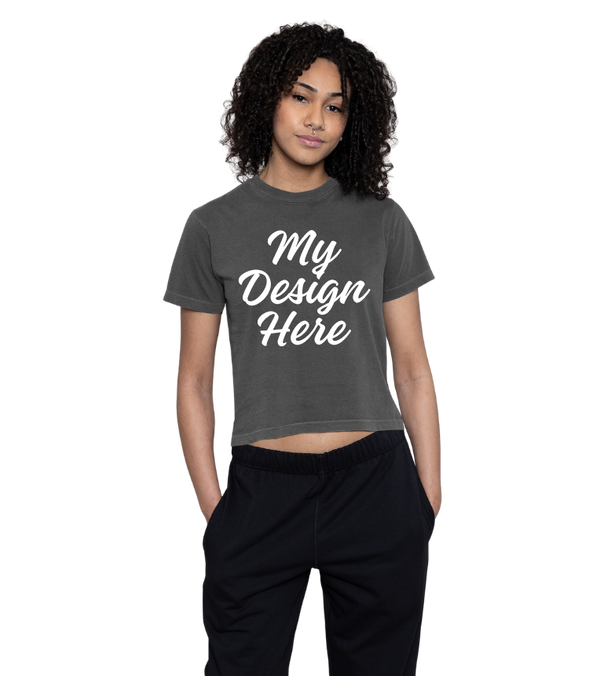Garment Dyed Heavyweight Ladies Boxy Tee