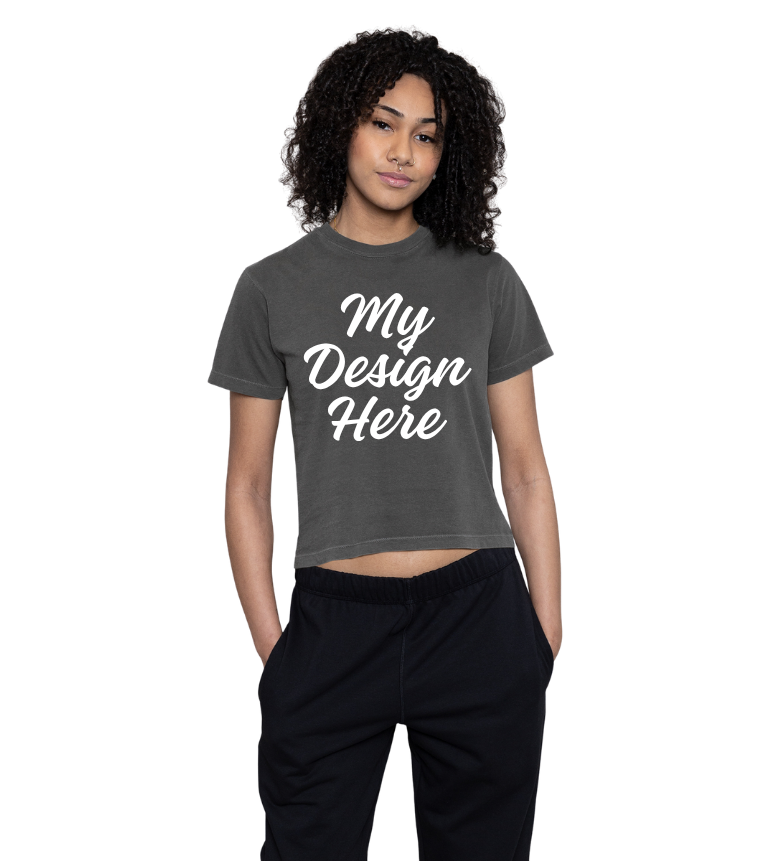 Garment Dyed Heavyweight Ladies Boxy Tee