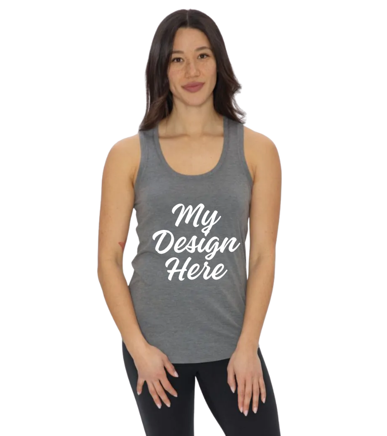 Ladies Triblend Racerback Tank Top