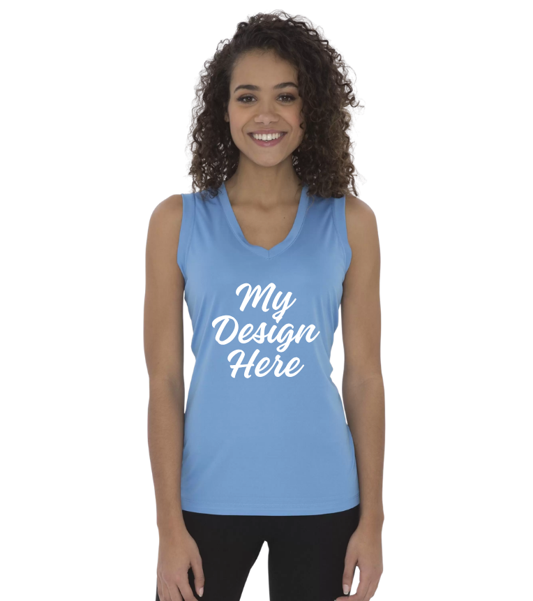 Ladies Pro Team Sleeveless V-Neck Tee