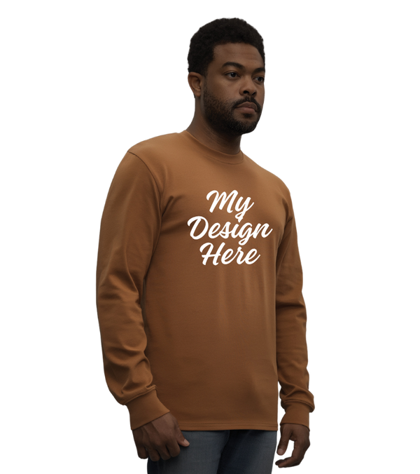 Heavyweight Ring Spun Cotton Long Sleeve Tee