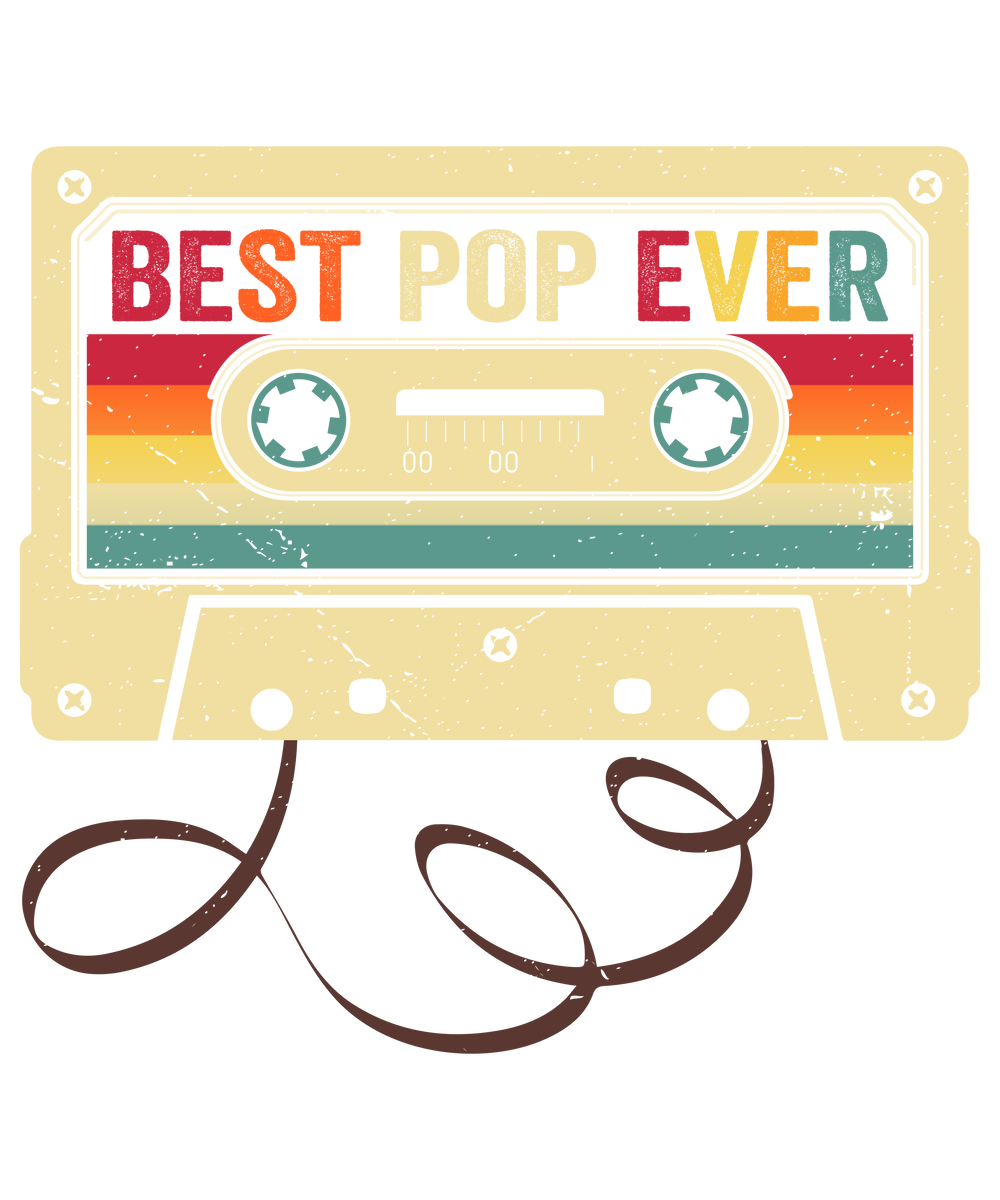 Best Pop Ever Cassette Tape Shirt design