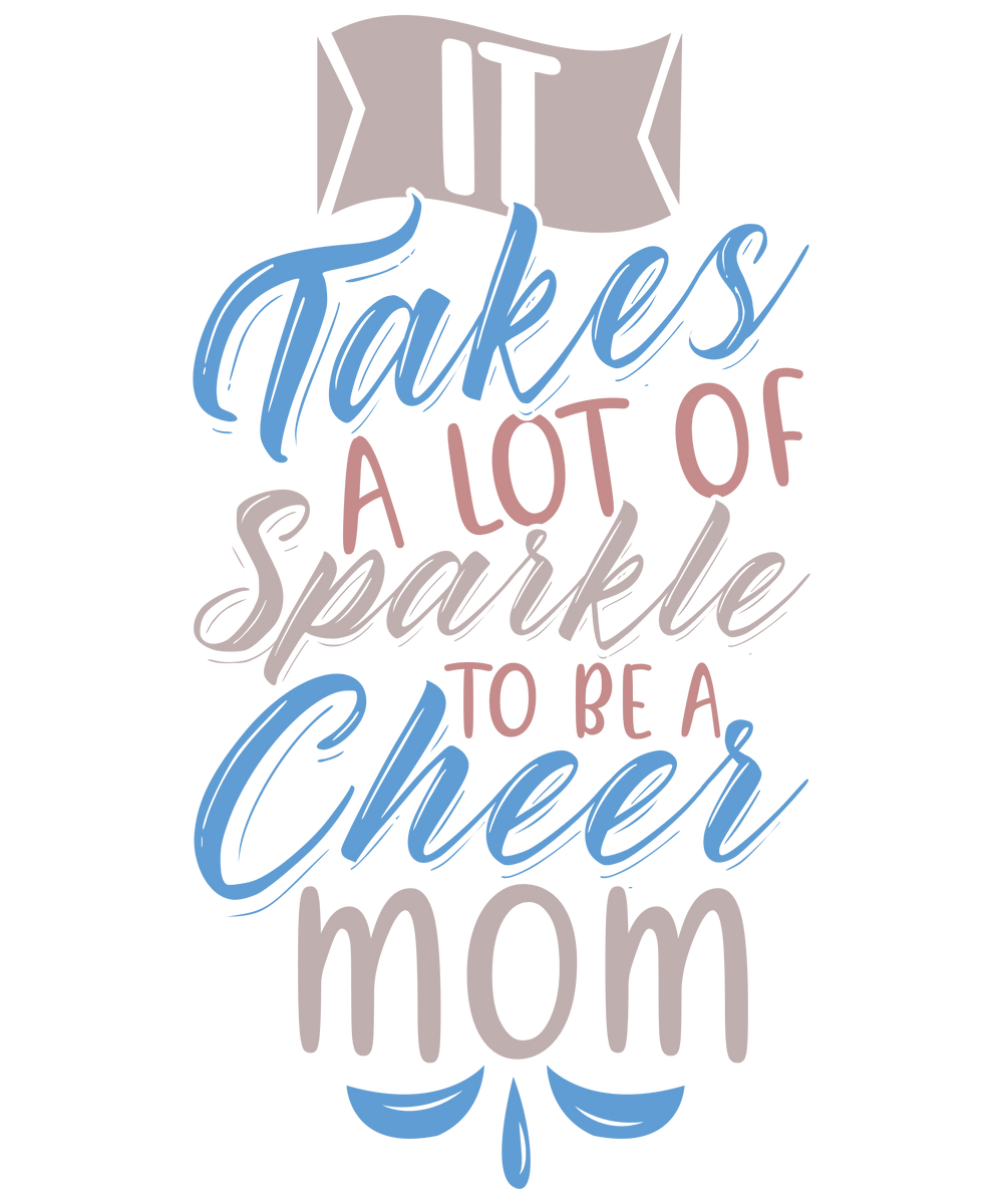 Cheer Mom Shirt design