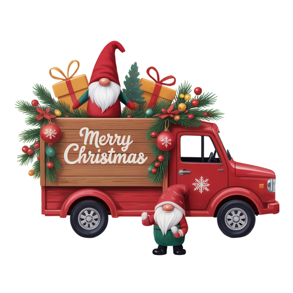 Merry Christmas Gnome Truck Shirt