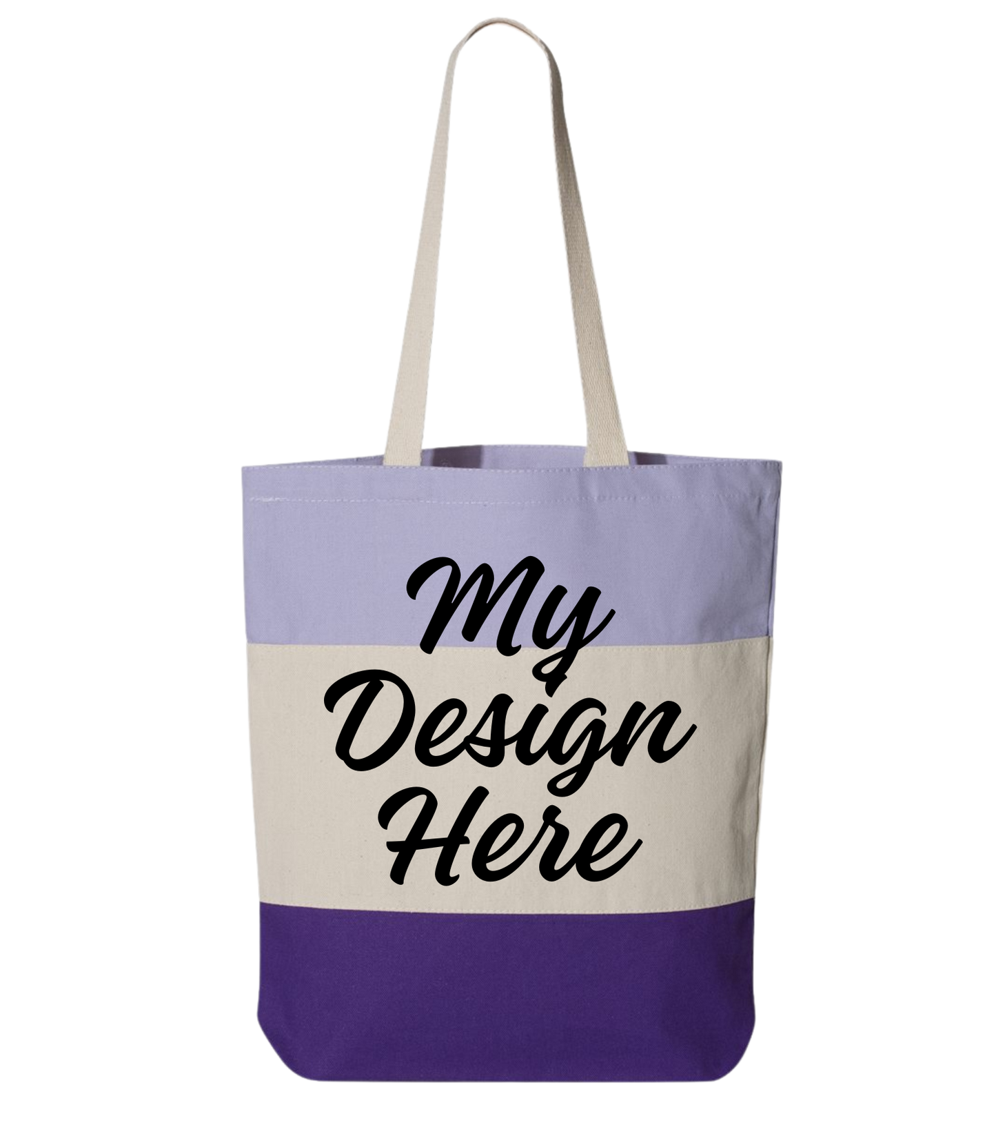 Tri Color Tote Bag