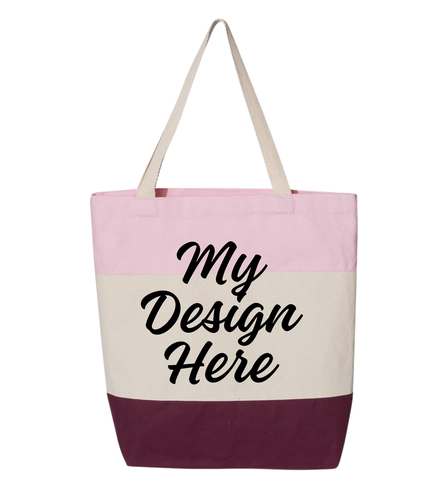 Tri Color Tote Bag