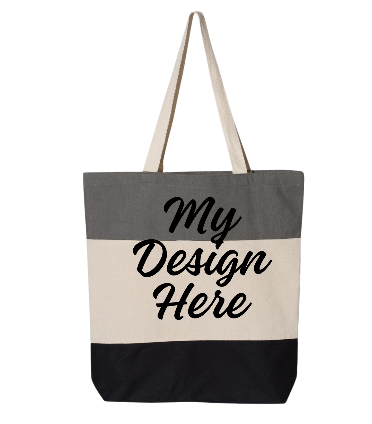 Tri Color Tote Bag