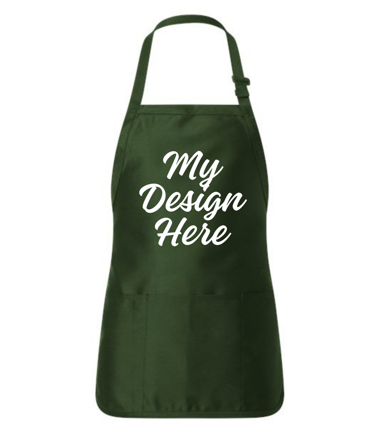Full-Length Apron with Pocket